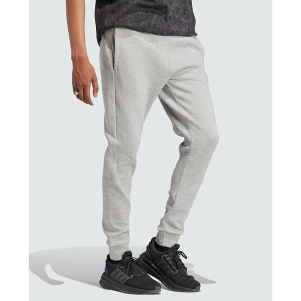 Adidas Mens Stadium Fleece Jogger Sweatpants Gray Large